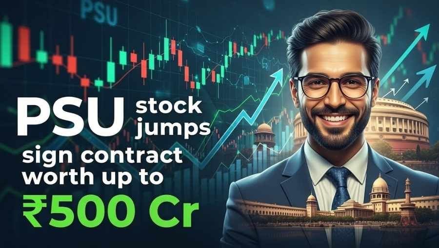 PSU Stock Jump Got 500Cr Contract