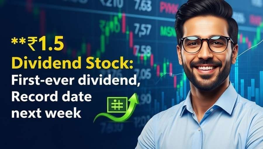 First Ever 1.5rs Dividend Record Date Next Week