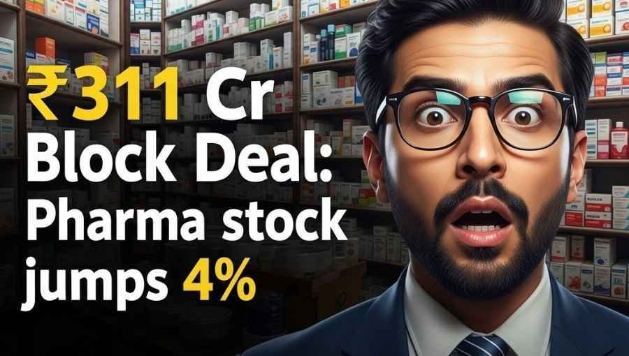 311Cr Block Deal Pharma Stock Jump