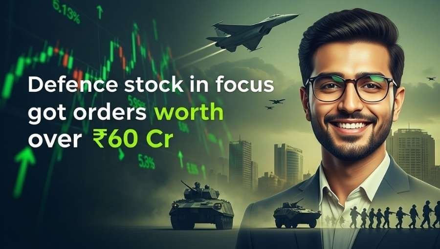 Defence Stock In Focus Got 60Cr Order